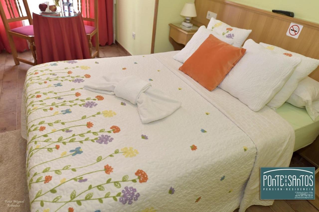 Hostal Ponte Dos Santos Ribadeo Zewnętrze zdjęcie