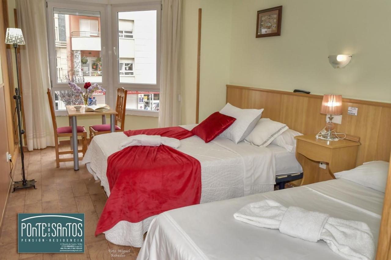 Hostal Ponte Dos Santos Ribadeo Zewnętrze zdjęcie